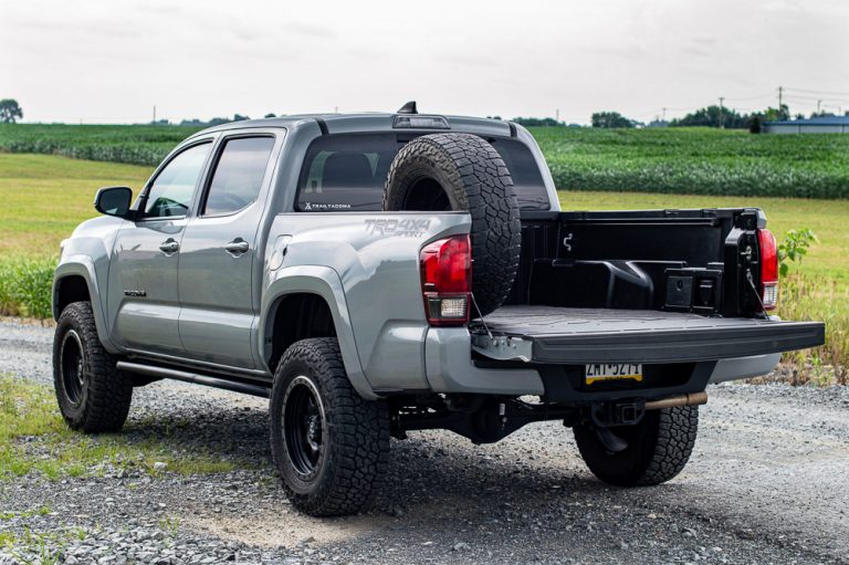 The Shoe Rack Truck Bed Spare Tire Mount For 2nd 3rd Gen Tacoma