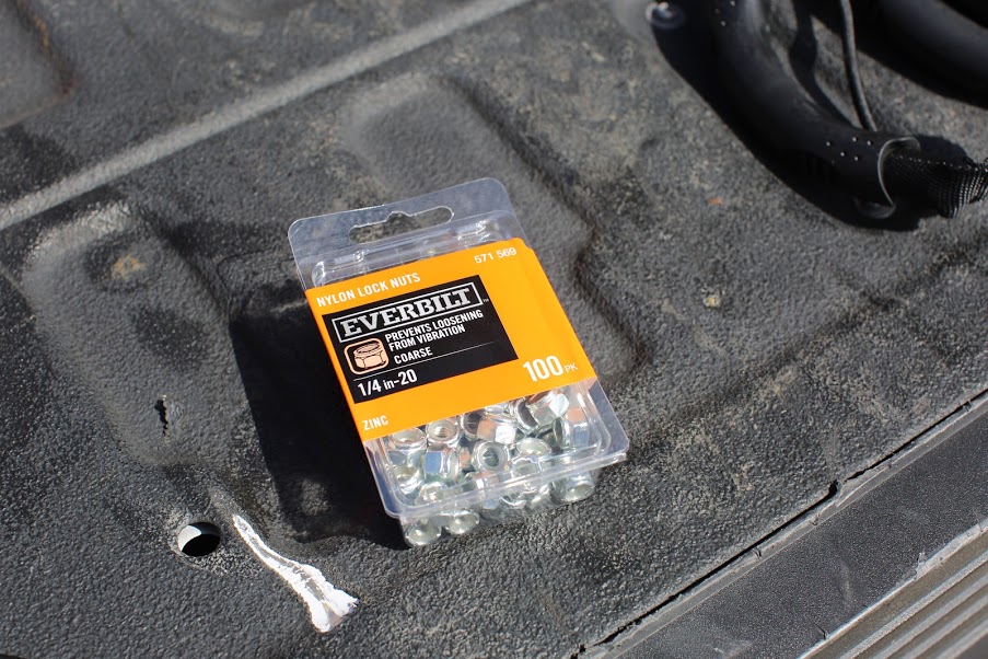 Lock Nuts for Installing handles on roof rack