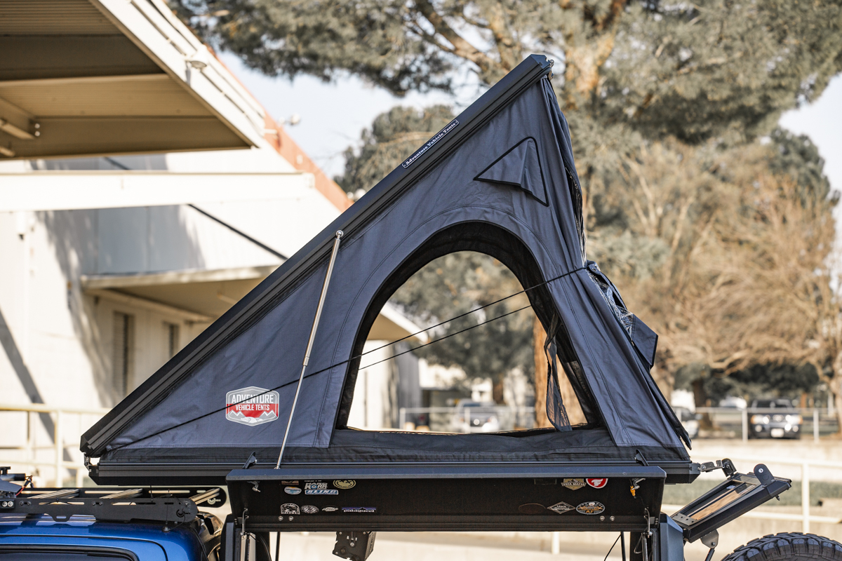 Aluminum Hardshell Rooftop Tent on 3rd Gen Tacoma