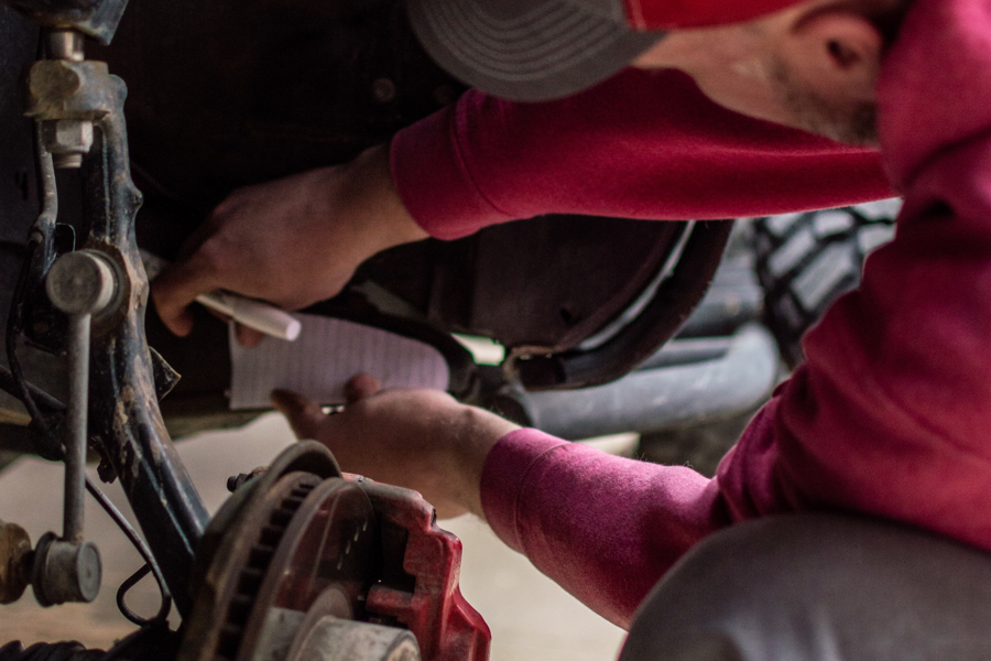 Measuring and Marking Cab Mount Chop 2nd Gen Tacoma