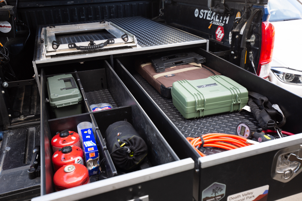 MobileStrong Drawer With Camping Gear & Accessories