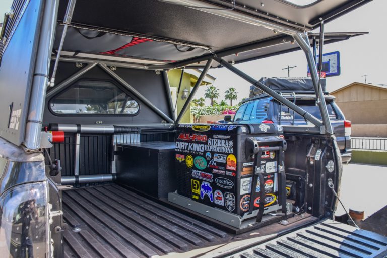 DIY Overland Cargo & Fridge Mounting System With Storage For