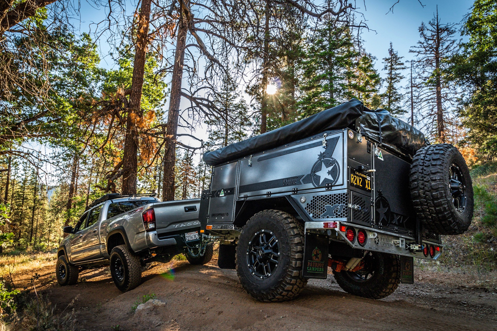 Lifted 3rd Gen Tacoma with X1 Patriot Camper