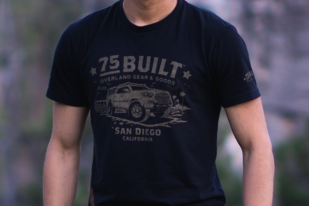 75Built Overland Gear and Goods Tacoma Apparel T-Shirt