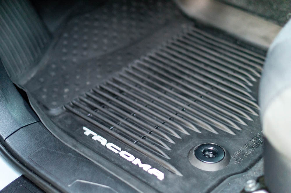 Toyota OEM All-Weather Rear Floor Mats for 3rd Gen Tacoma