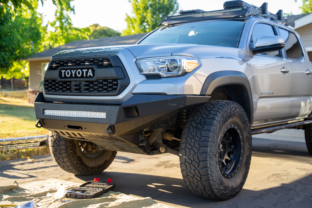 Step-By-Step DIY Body Armor 4X4 Pro Series Front Bumper Install for 3rd Gen Tacoma
