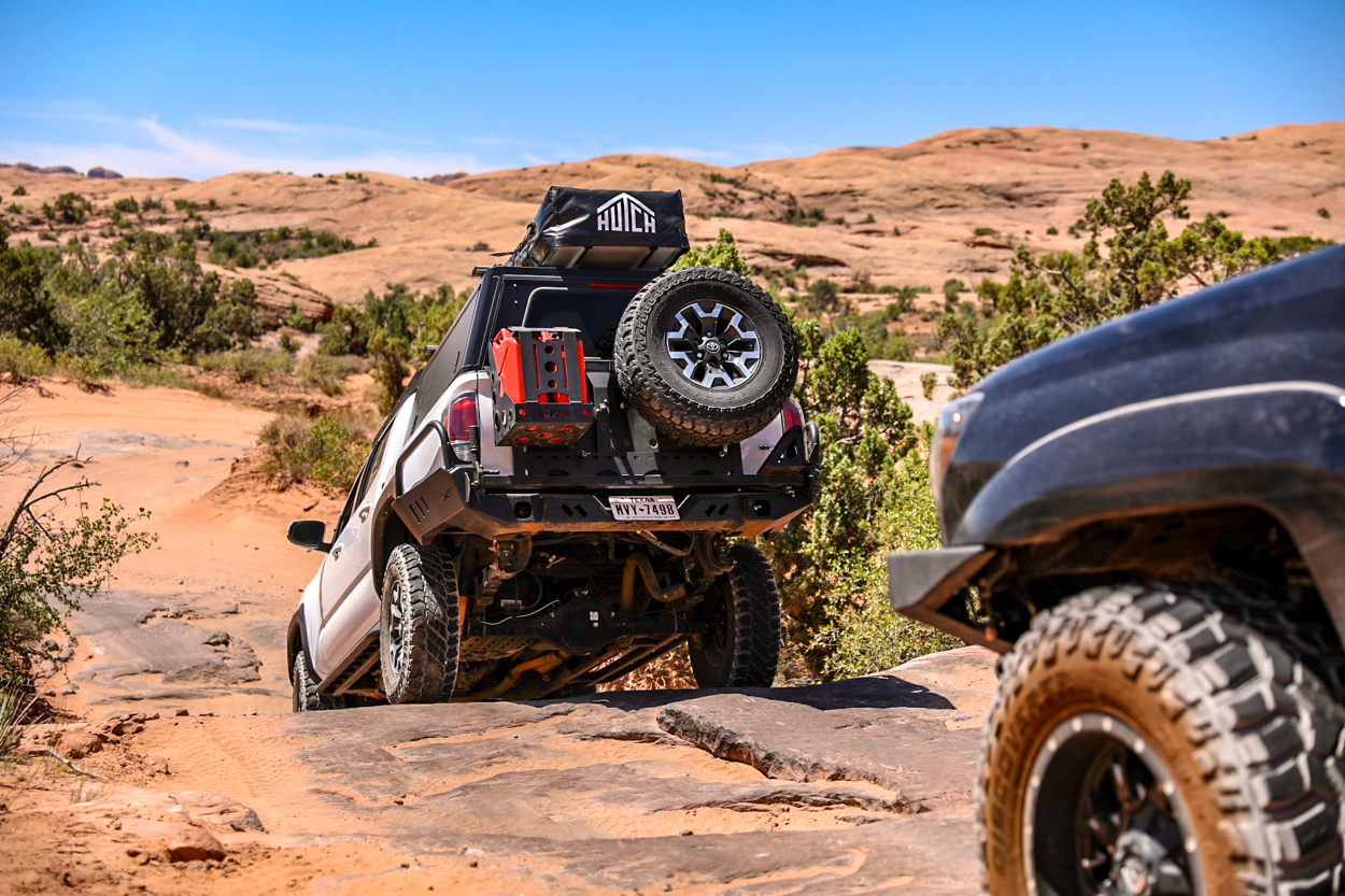 2nd & 3rd Gen Tacoma on Hell's Revenge in Moab, Utah