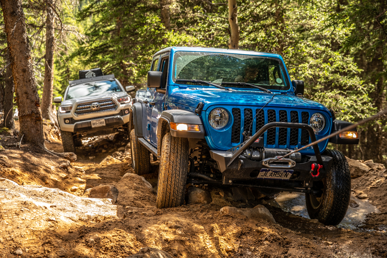 Red Cone Pass Trail Report - Jeep Gladiator & 3rd Gen Toyota Tacoma
