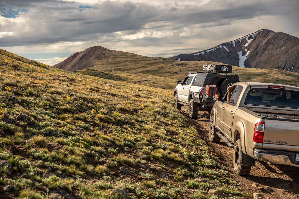 3rd Gen Tacoma & 2nd Gen Tundra on Red Cone Pass near Denver