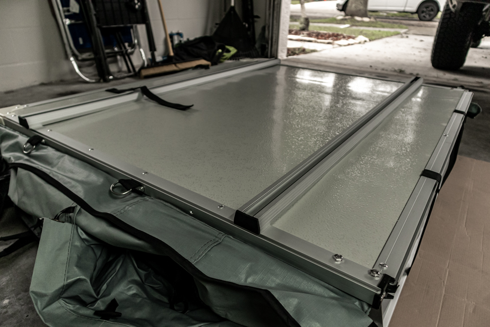 Installing Tent Mounting Rails on Rooftop Tent