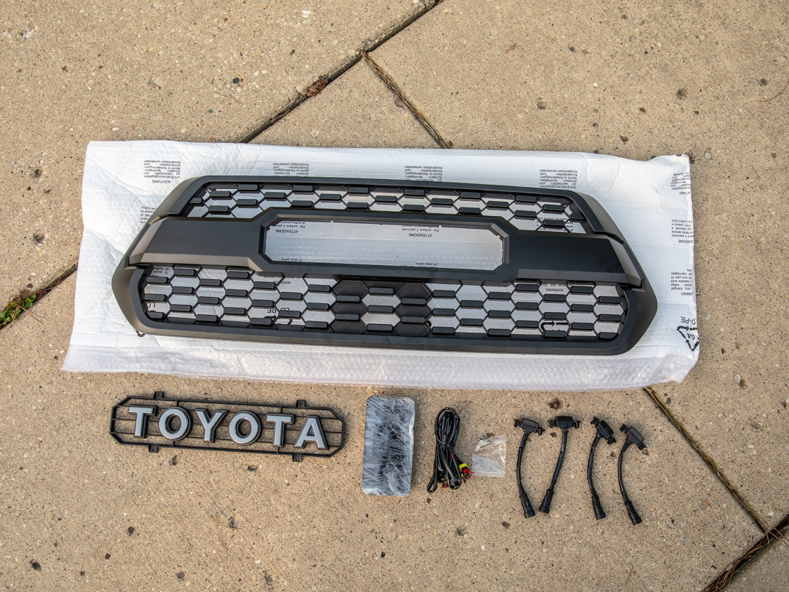 Toyota TRD Pro Grille and Raptor Light Kit - 3rd Gen Tacoma