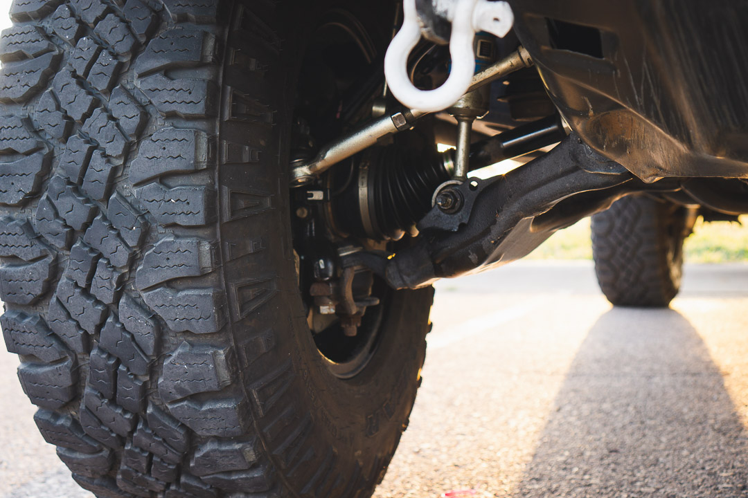 New Outer Tie Rod End on Lifted 3rd Gen Tacoma