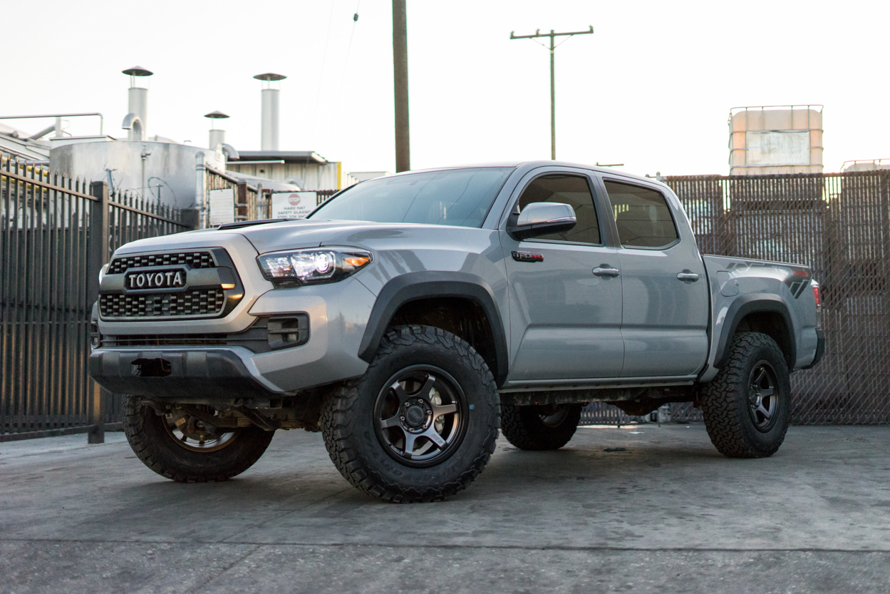 Lifted 3rd Gen Tacoma with Relations Race Wheels RR2-S Wheels