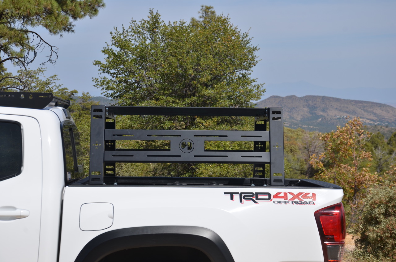Overview of Hobbs Offroad Fabrication Bed Rack on 3rd Gen Tacoma