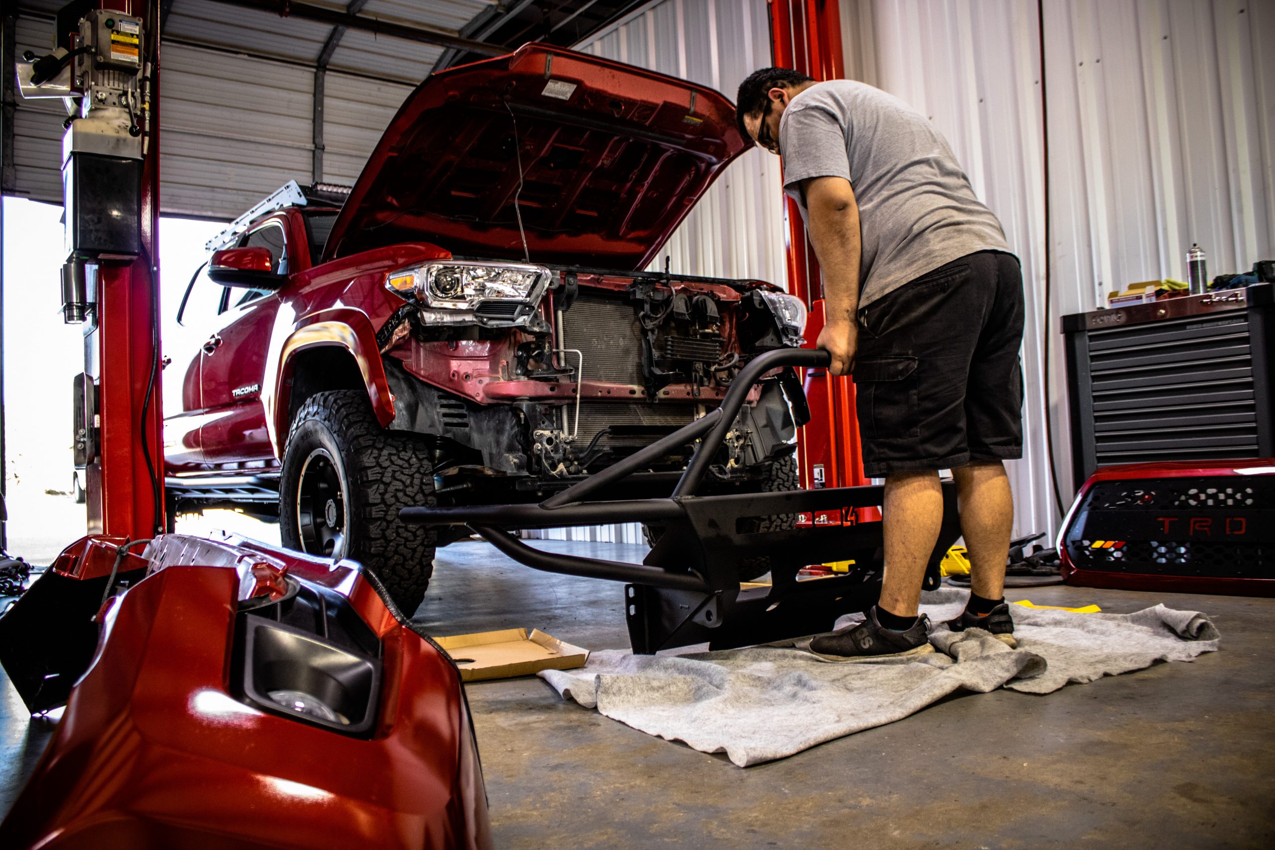 Outlaw Off-Road & Performance Shop - C4 Front Bumper Install