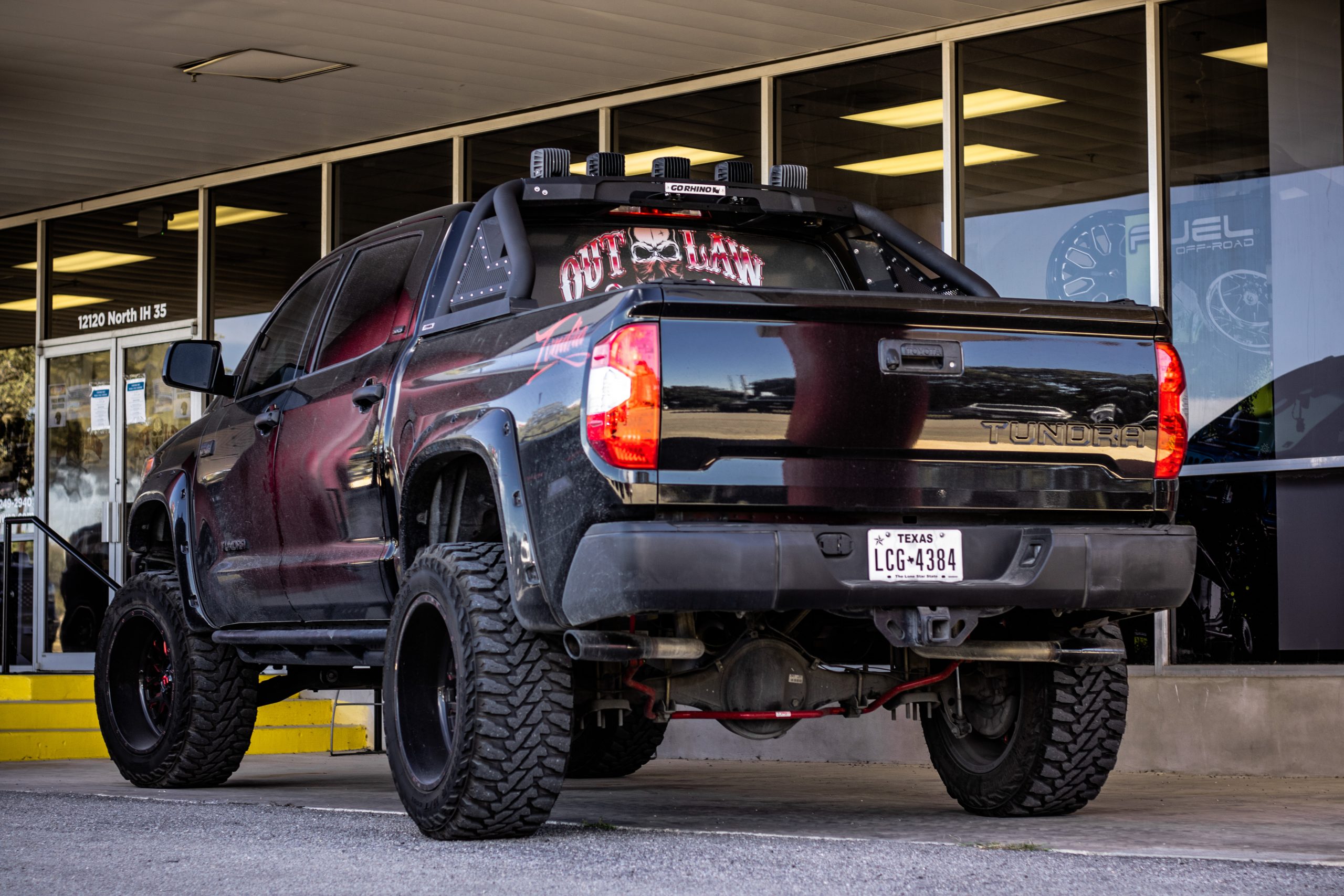 Lifted Tundra Built by Outlaw Off-Road & Performance Shop in San Antonio, Texas