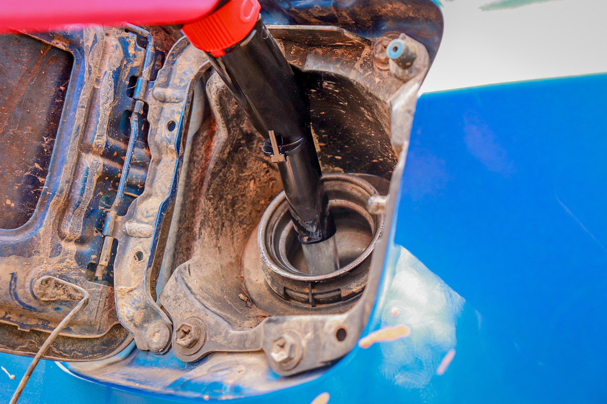 Fueling Up with a 3-Gallon RotopaX Auxiliary Gas Container