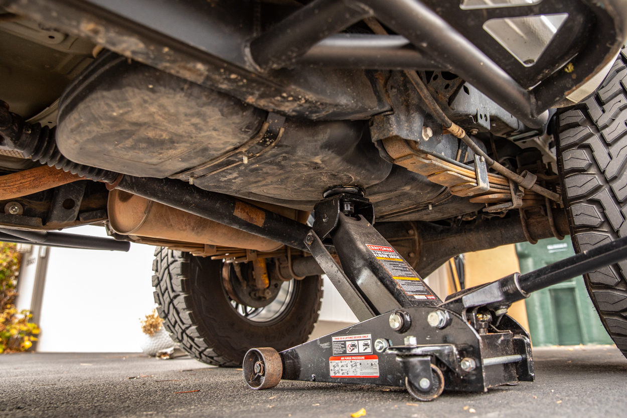 Installing New Gas Tank Straps for Aluminum Gas Tank Skid Plate from Element by RA Motorsports 