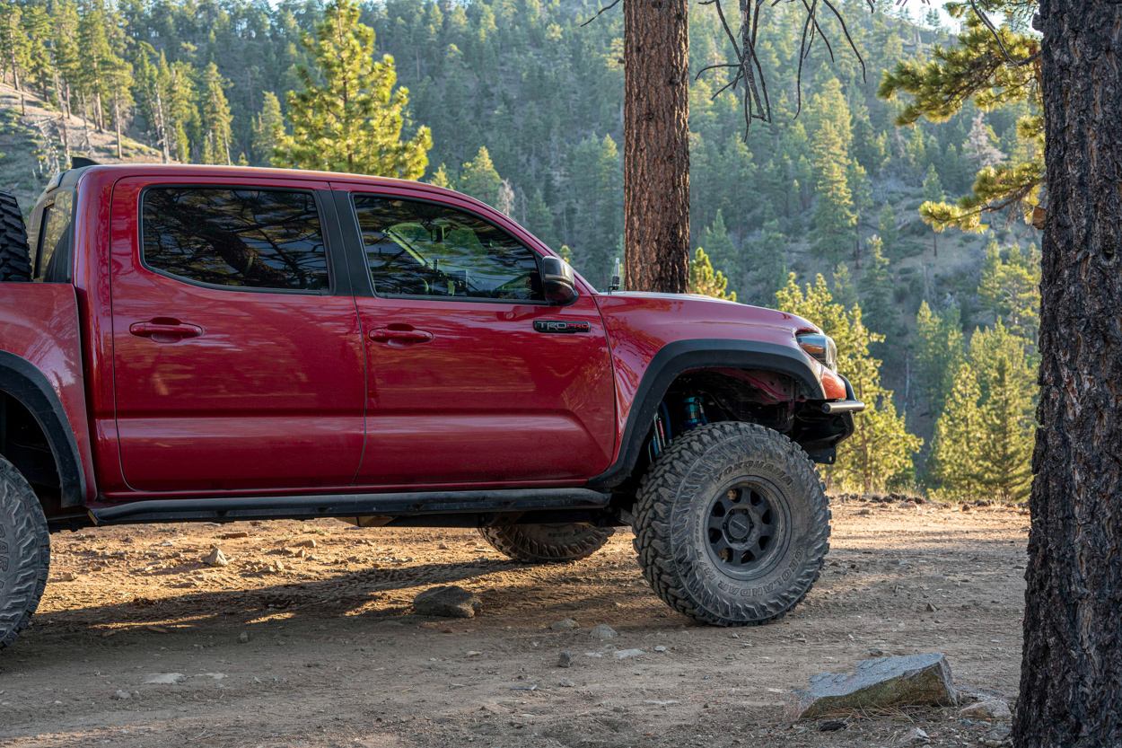 Long Travel 3rd Gen Tacoma TRD Pro with Fiberglass Fenders