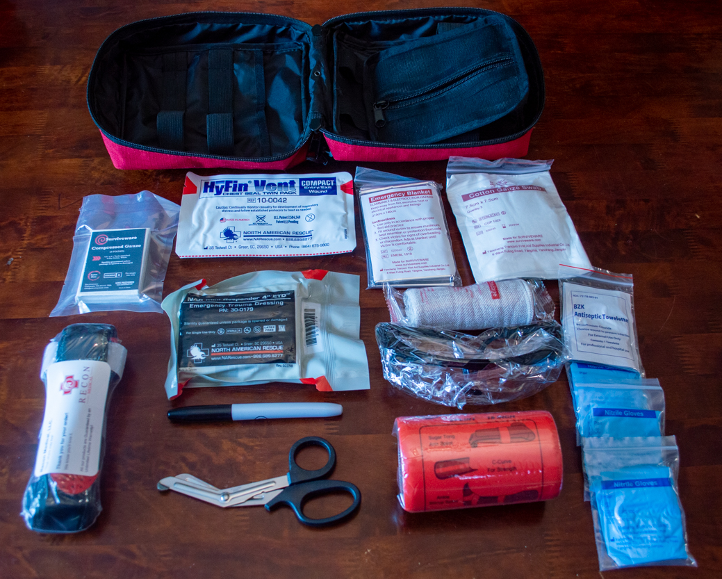 Surviveware Trauma First Aid Kit Contents