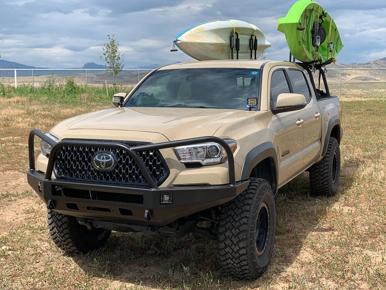 RCI Off-Road Aftermarket Front Bumper on 3rd Gen Toyota Tacoma with Full Hoops