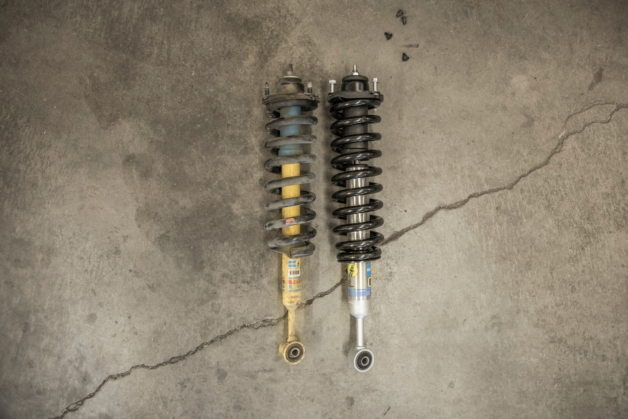 Factory Shocks Vs. Bilstein 5100 with OME 886