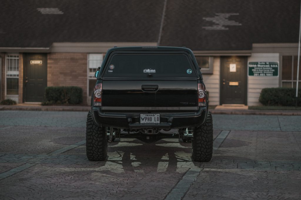 RLB Universal LED Rock Lights on Lifted 2nd Gen Tacoma