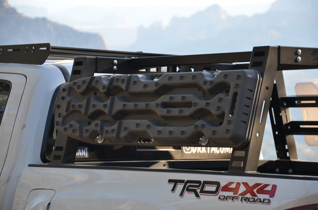 Exitrax Ultimate Series Traction Boards on Super White TRD Off-Road 3rd Gen Tacoma