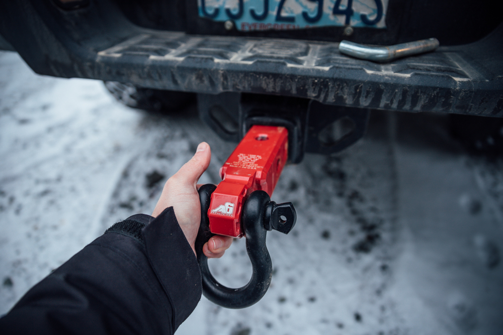 Agency 6 Hitch-Mounted Shackle Block for 3rd Gen Tacoma