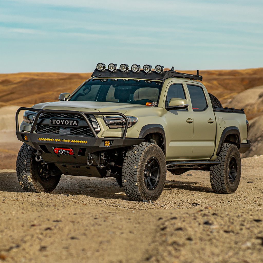 C4 Fabrication Overland Series with Full Hoop Front Bumper for the 3rd Gen Tacoma