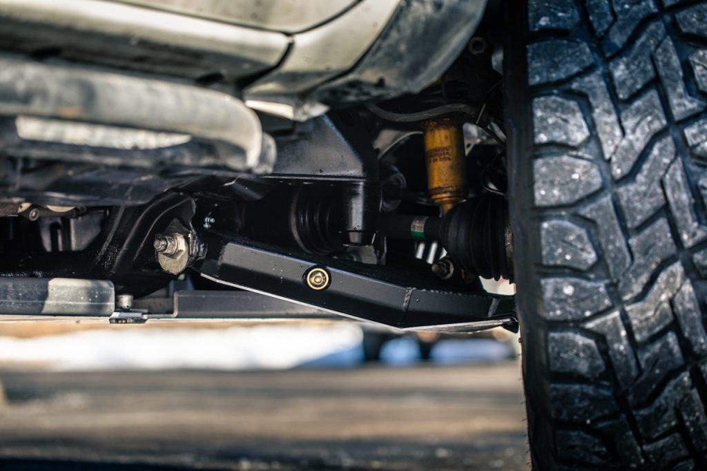 Limit Strap Mounts on Dirt King Performance Lower Control Arm