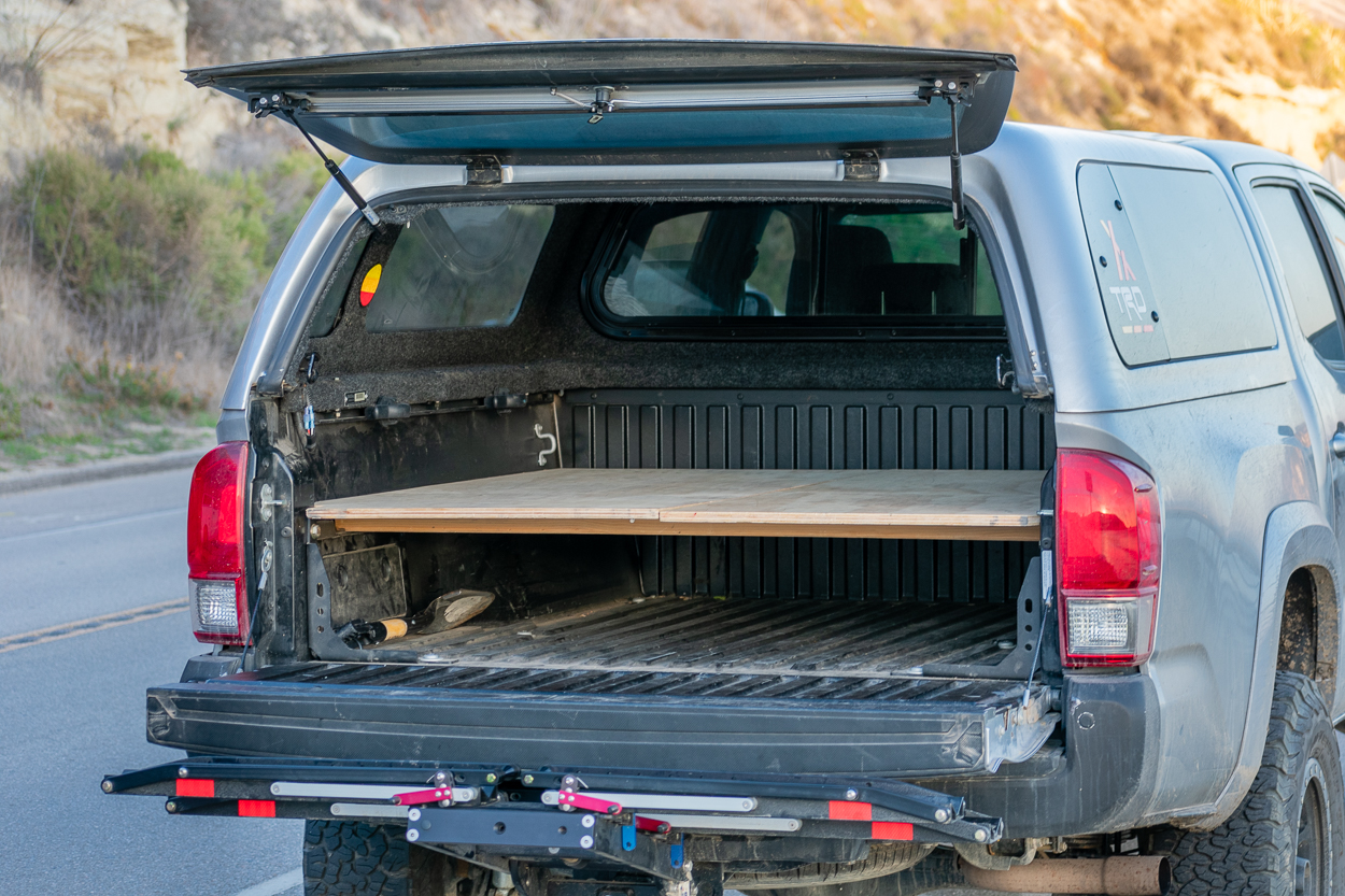 Simple DIY Truck Bed Sleeping Platform for 2nd 3rd Gen Tacoma