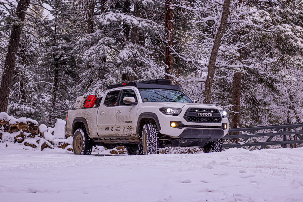 3rd Gen Toyota Tacoma Snow Wheeling with Toyo Open Country AT 3s