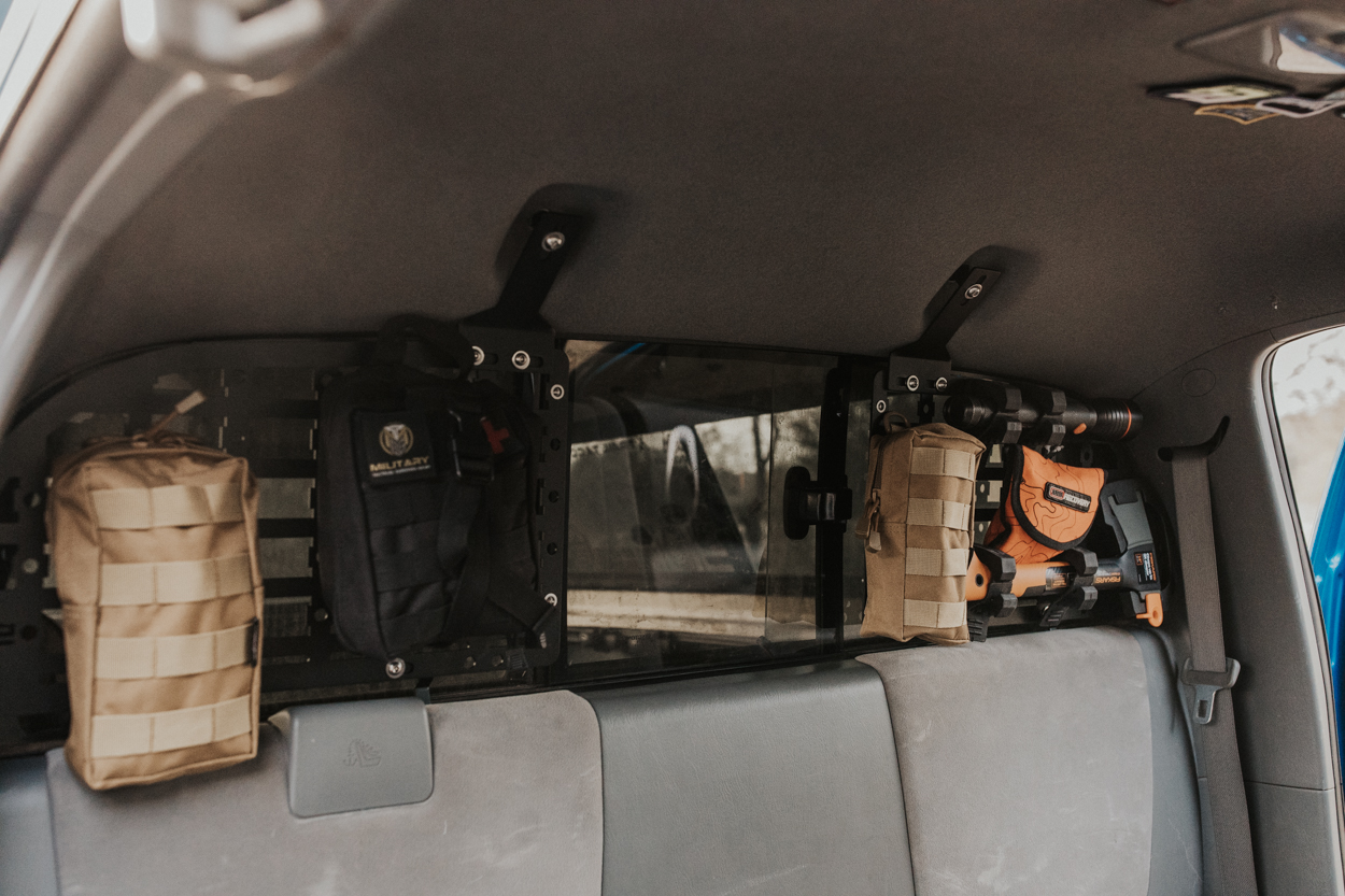 Rear Window Molle Panel on 2nd Gen from Twins