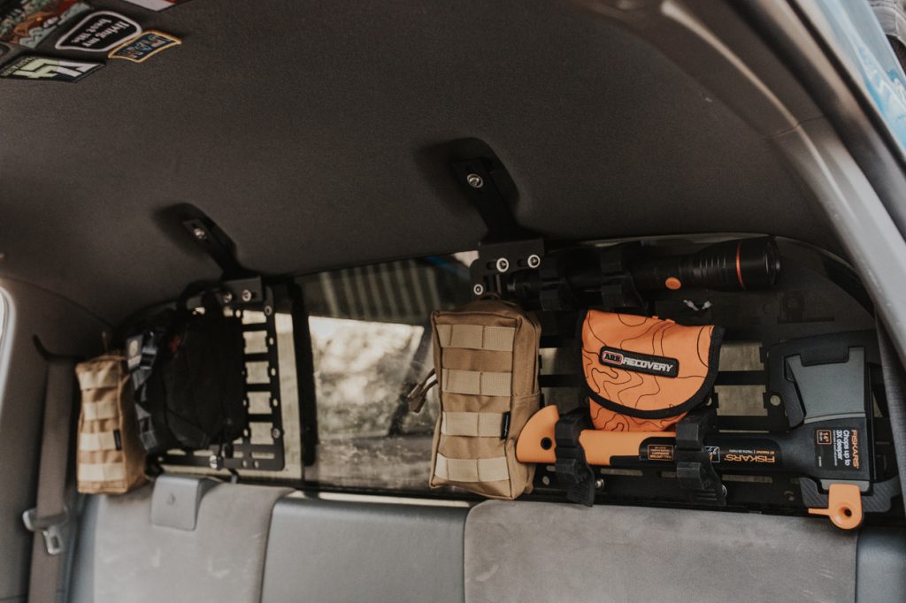 Tacoma Twins Modular Rear Window Molle Storage Panel for 2nd Gen Tacoma