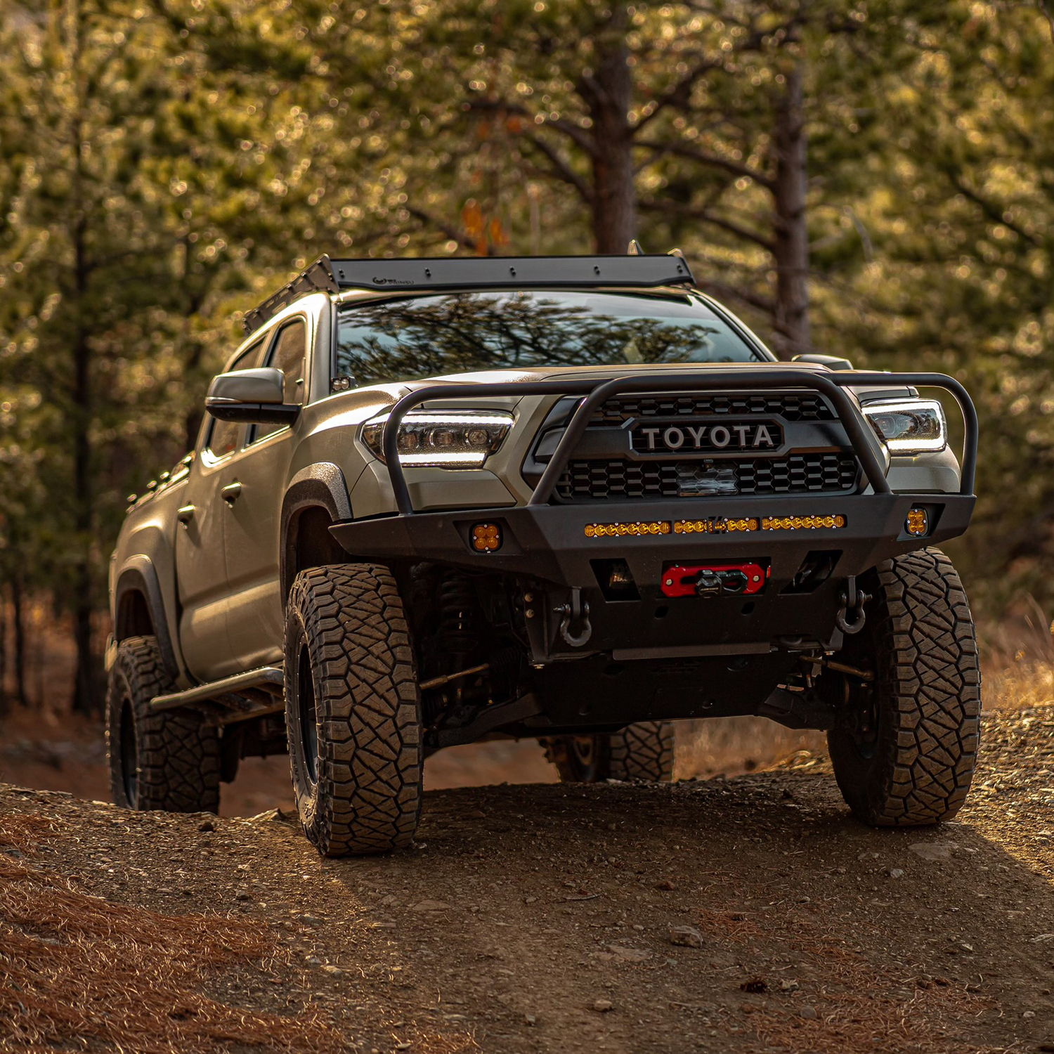 C4 Fabrication Overland Series Front Bumper for the 3rd Gen Tacoma