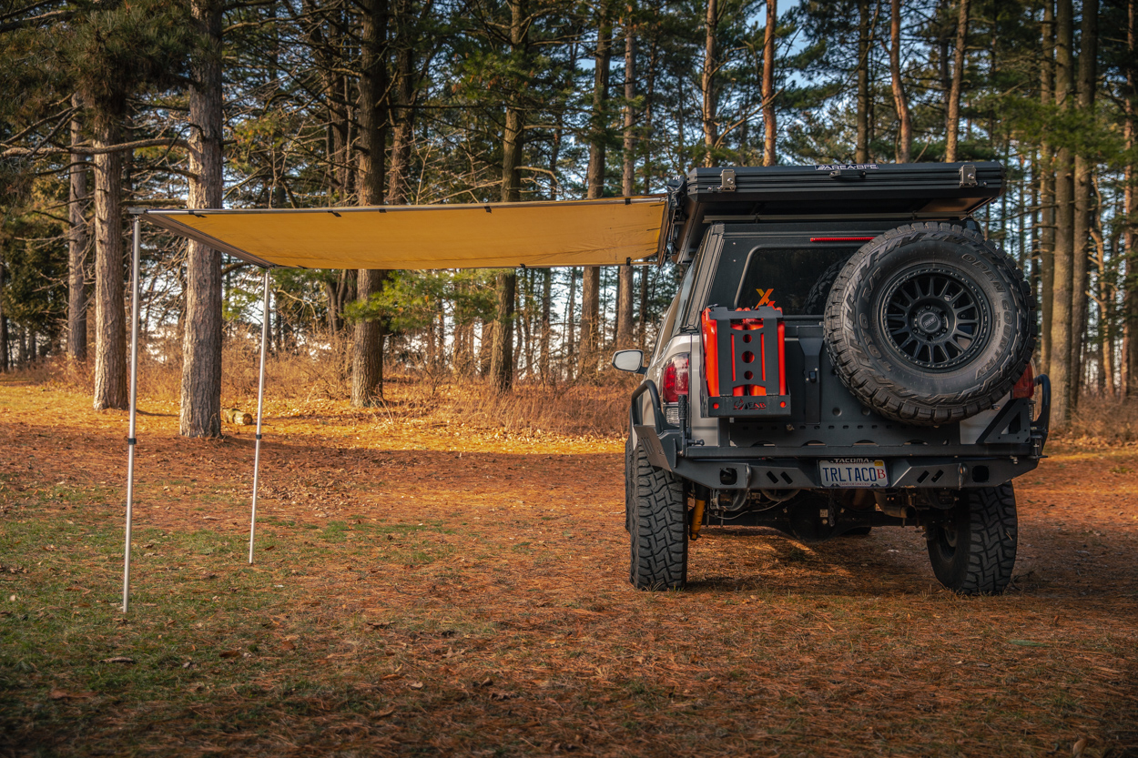 Area BFE Awning Mount On 3rd Gen Tacoma