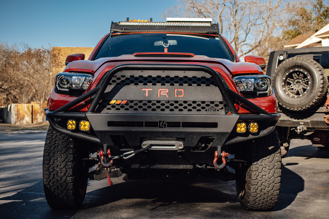 3rd Gen Tacoma with C4 Fabrication Hybrid Front Bumper