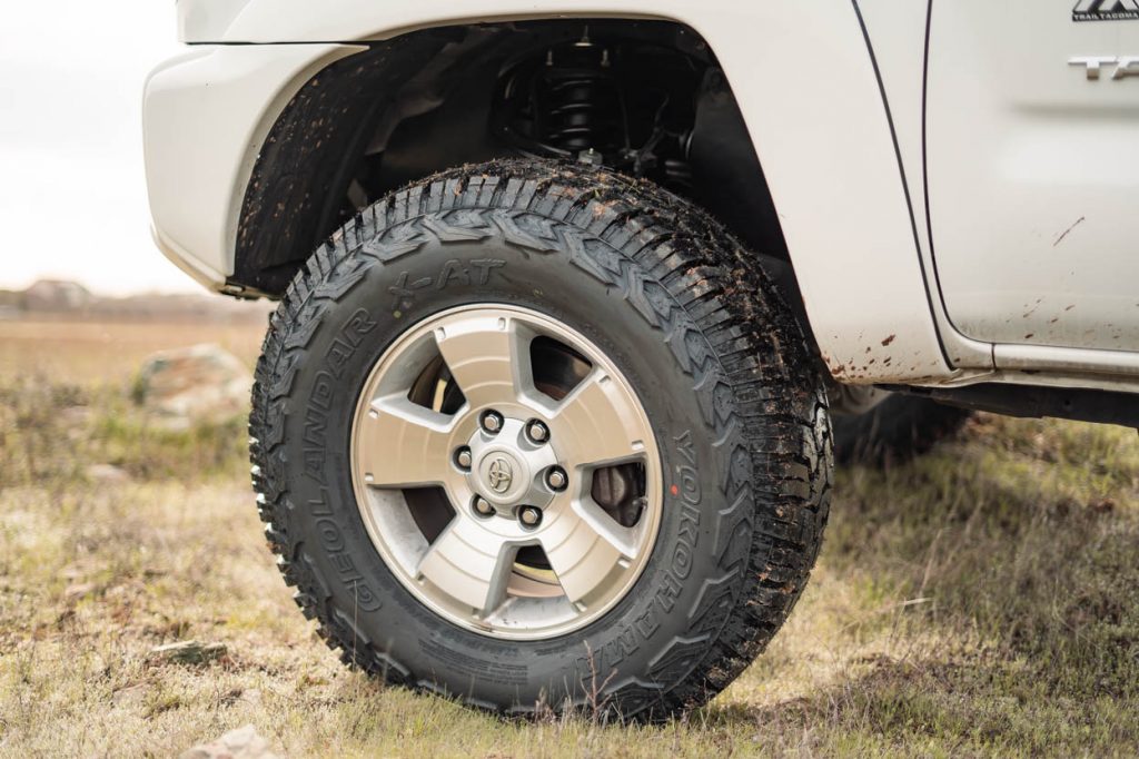 33" Tires (285/70R17) All-Terrains (A/T) on Factory 2nd Gen Toyota Tacoma Wheels