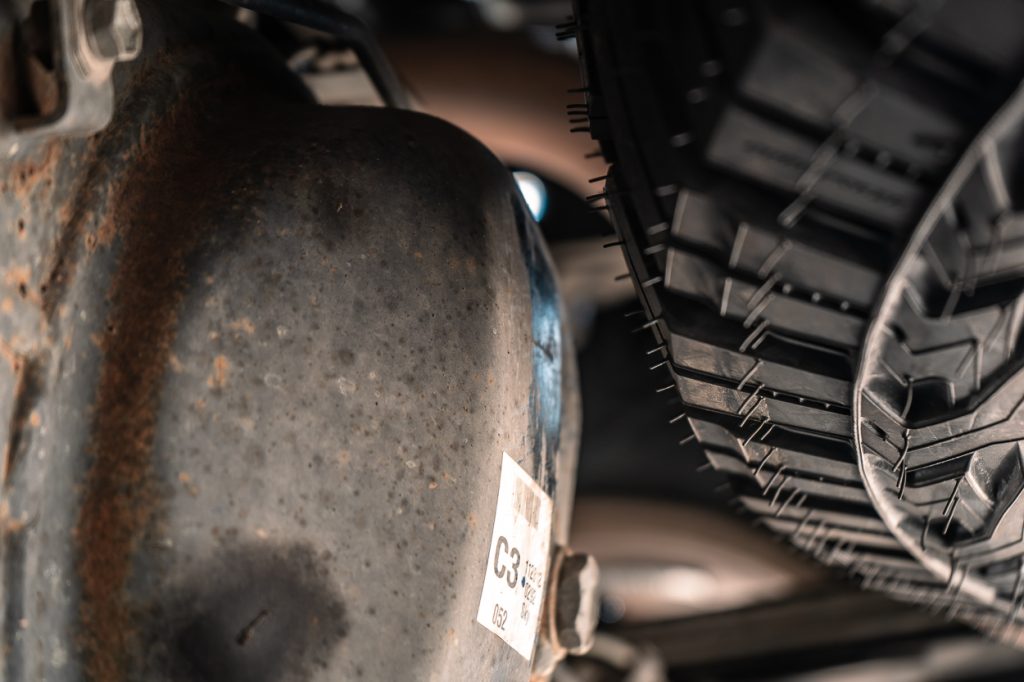 33" Tire in Factory Spare Location on 2nd Gen Tacoma - Rear Axle Clearance