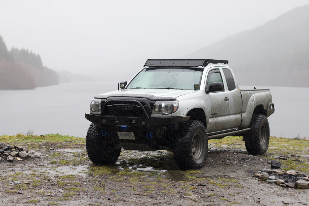 Lifted Silver Streak Mica 2nd Gen Toyota Tacoma Off-Road & Overland