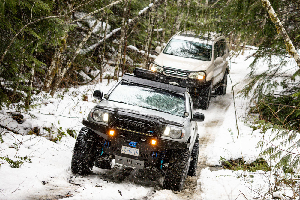 2nd Gen Tacoma & Lexus GX470 Snow Wheeling