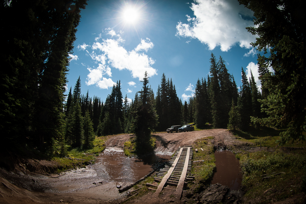 Whipsaw Creek Trail Log Bridge Water Crossing