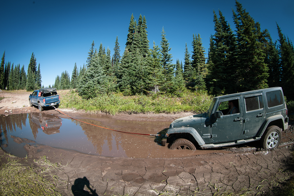 3rd Gen Toyota Tacoma Off-Road Recovery on the Whipsaw Creek Trail