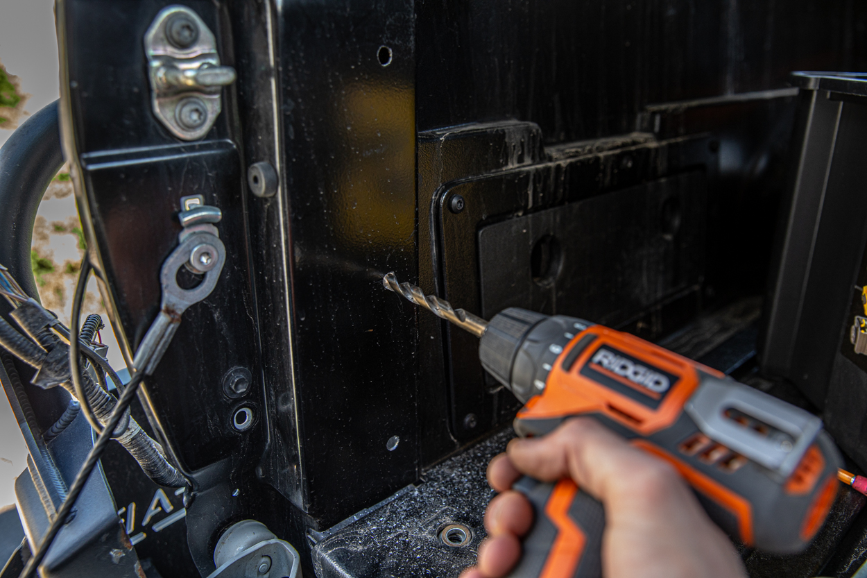 Drilling Holes for Bed Stiffeners - 3rd Gen Toyota Tacoma