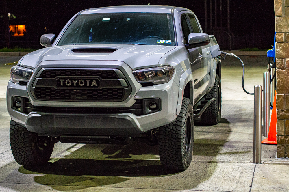 Cement 3rd Gen Tacoma with Lamin-X Fuel Door Guard Protection Film