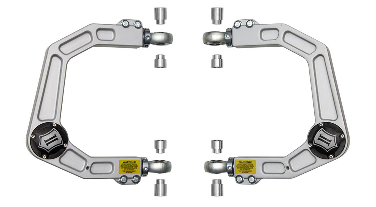 Icon Vehicle Dynamics Billet Aluminum Delta Joint Upper Control Arms (UCAs) for 2nd & 3rd Gen Tacoma