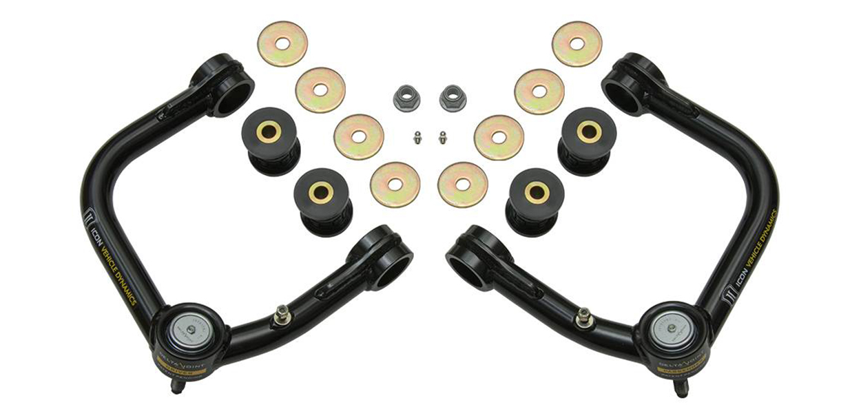 Icon Vehicle Dynamics Tubular Delta Joint Upper Control Arms (UCAs) for 2nd & 3rd Gen Tacoma