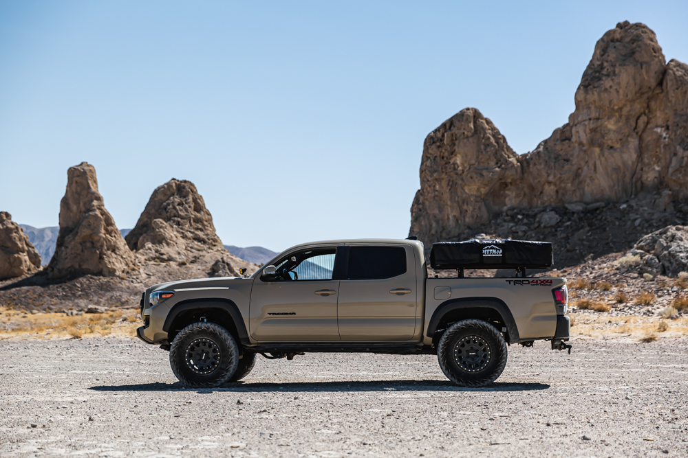 Lifted 3rd Gen Tacoma on Method Race Wheels, Pittman RTT & King Suspension