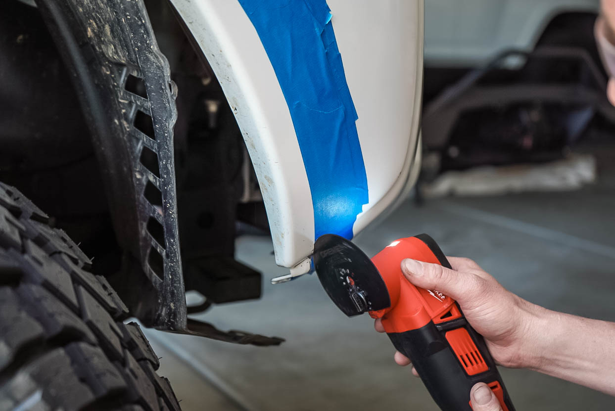 Fender Liner Push & Trimming Mod on 2nd Gen Toyota